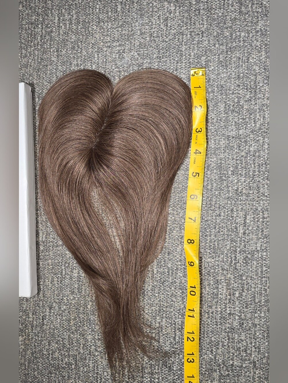 Seully 2.4x6.4 100% Human Hair Topper 10"-Ash Brown